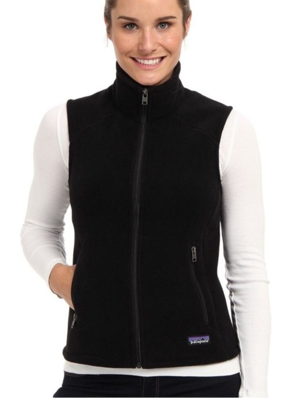 Patagonia Women’s Synchilla Vest Black Size Medium